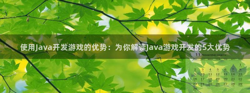 沐鸣2客户端 登录：使用Java开发游戏的优势：为你解读Java游戏开发的5大优势